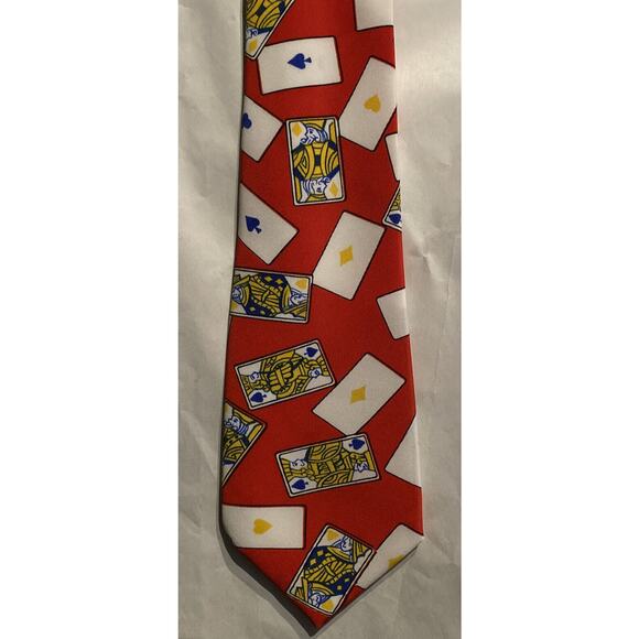 Vintage Neck Tie Indian Head Brand. Vegas cards. - Picture 2 of 8